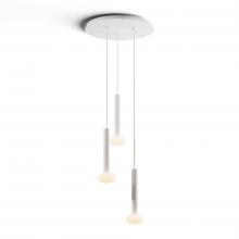 Koncept Inc Hawaii CMP-C3-S-12-MWT+NA+GLB - Combi Pendant 12" Circular 3 Combo Matte White with Matte White Canopy