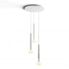 Koncept Inc Hawaii CMP-C3-S-16-MWT+NA+GLB - Combi Pendant 16" Circular 3 Combo Matte White with Matte White Canopy