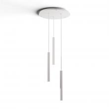 Koncept Inc Hawaii CMP-C3-S-16-MWT - Combi Pendant 16" Circular 3 Combo Matte White with Matte White Canopy, Suspension / Flush Mount