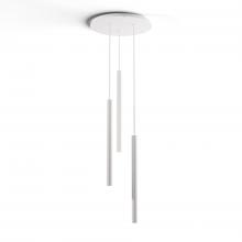 Koncept Inc Hawaii CMP-C3-S-24-MWT - Combi Pendant 24" Circular 3 Combo Matte White with Matte White Canopy, Suspension / Flush Mount