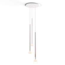 Koncept Inc Hawaii CMP-C3-S-36-MWT+NA+GLB - Combi Pendant 36" Circular 3 Combo Matte White with Matte White Canopy