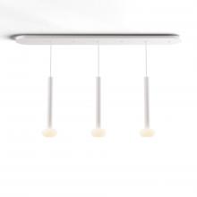 Koncept Inc Hawaii CMP-L3-S-16-MWT+NA+GLB - Combi Pendant 16" Linear 3 Combo Matte White with Matte White Canopy