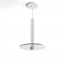 Koncept Inc Hawaii CMP-S1-S-12-MWT+GCLR9 - Combi Pendant 12" Single Unit Matte White with Matte White Canopy