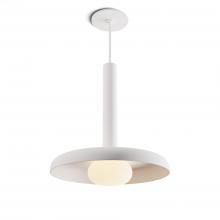 Koncept Inc Hawaii CMP-S1-S-12-MWT+SMWT12+GLB - Combi Pendant 12" Single Unit Matte White with Matte White Canopy, 12" shade (Matte White) a