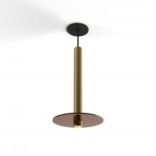 Koncept Inc Hawaii CMP-S1-S-16-BRS+GTEA9 - Combi Pendant 16" Single Unit Brass with Matte Black Canopy