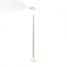 Koncept Inc Hawaii CMP-S1-S-36-MWT+NA+GLB - Combi Pendant 36" Single Unit Matte White with Matte White Canopy