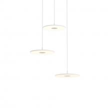 Koncept Inc Hawaii YUP-C3-SW-MWT - Yurei Circular 3 Pendant Lamp (Matte White) (No Lamp Shade)