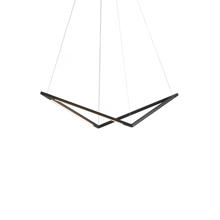 Koncept Inc Hawaii ZBP-16-B-SW-MTB-CNP - Z-Bar Pendant Small Bird, Soft Warm, Matte Black, 34" x 10.5" x 6.7"