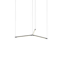 Koncept Inc Hawaii ZBP-16-TR-SW-MTB-CNP - Z-Bar Pendant Small Trio, Matte Black (16" light bars)