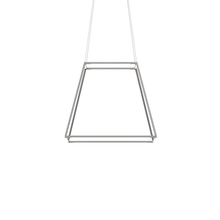 Koncept Inc Hawaii ZBP-24-RS-SW-SIL-CNP - Z-Bar Pendant Rise Medium Square, Soft Warm, Silver, 26" x 26" x 22"