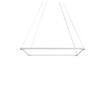 Koncept Inc Hawaii ZBP-24-S-SW-MWT-CNP - Z-Bar Pendant Medium Square, Soft Warm, Matte White, 26" x 26"