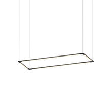 Koncept Inc Hawaii ZBP-36-R-SW-MTB-CNP - Z-Bar Pendant Medium Rectangle, Matte Black (12"/36" light bars)