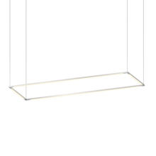 Koncept Inc Hawaii ZBP-48-R-SW-SIL-CNP - Z-Bar Pendant Large Rectangle, Silver (16"/48" light bars)