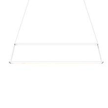 Koncept Inc Hawaii ZBP-54-RR-SW-MWT-CNP - Z-Bar Pendant Rise Large Rectangle, Soft Warm, Matte White, 56" x 14" x 12"