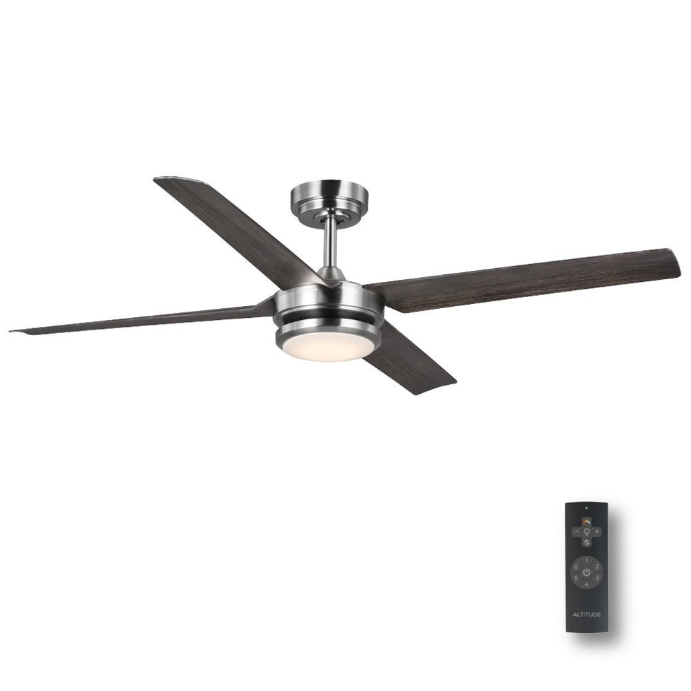 Laritza Outdoor Ceiling Fan with Light and Remote, 56 inch, Adjustable CCT LED Light