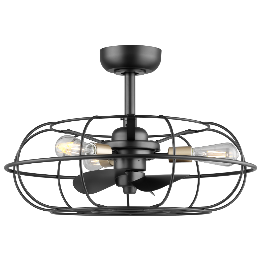 Farmdale Chandelier Fan, Small Farmhouse Ceiling Fan with Light and Remote, Farmdale Series