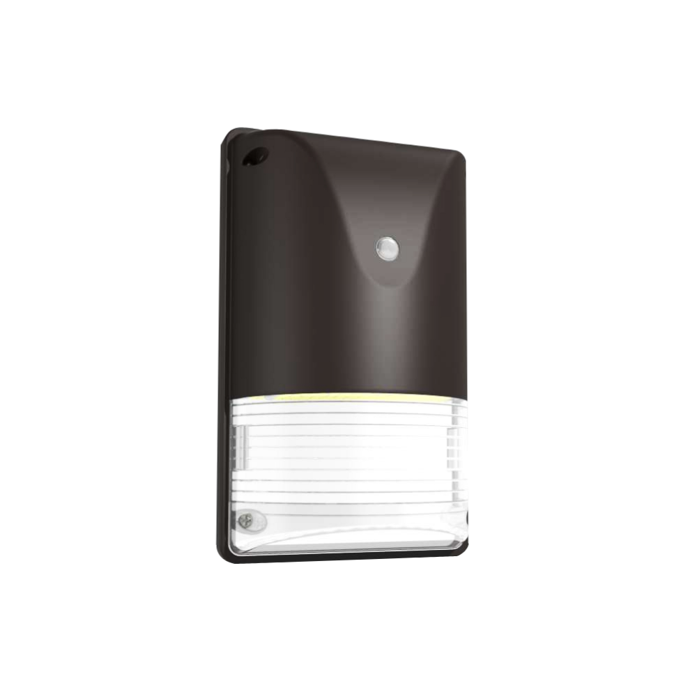 150-Watt Equivalent Integrated LED Bronze Overdoor Wallpack Light, 3000 Lumens, 4000K Bright white l