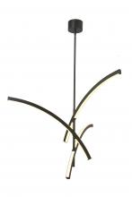 Abra Lighting 10012PN-MB-Archer - Bowed LED Pendant