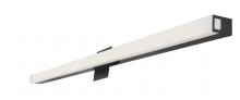 Abra Lighting 20019WV-BL-Sabre - 48" Vertical or Horizontal Mount with Floating Backplate Vanity Bar