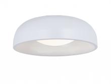 Abra Lighting 30075FM-MW-Lynx - 13" 3CCK Inner Curve Flushmount with Opal Glass Diffuser