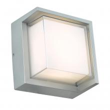 Abra Lighting 50024ODW-SL-Geo - Square Hooded Wet Location Wall Sconce