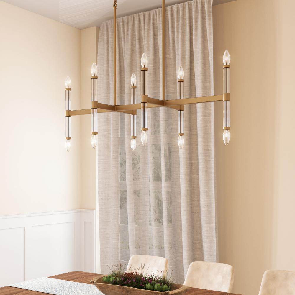 Atollo 12 Light Chandelier - Gold (50 pack)