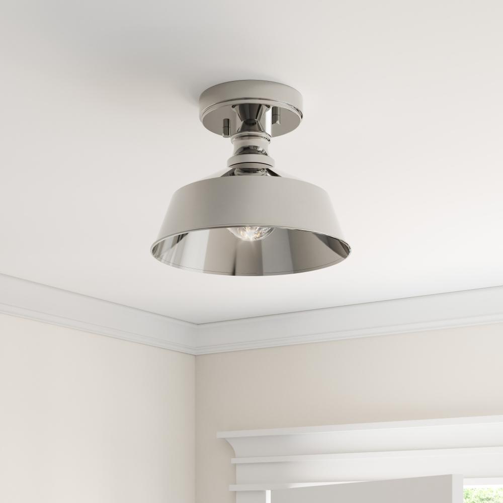 Bola - 1 Light Semi Flush - Brushed Nickel (50 pack)