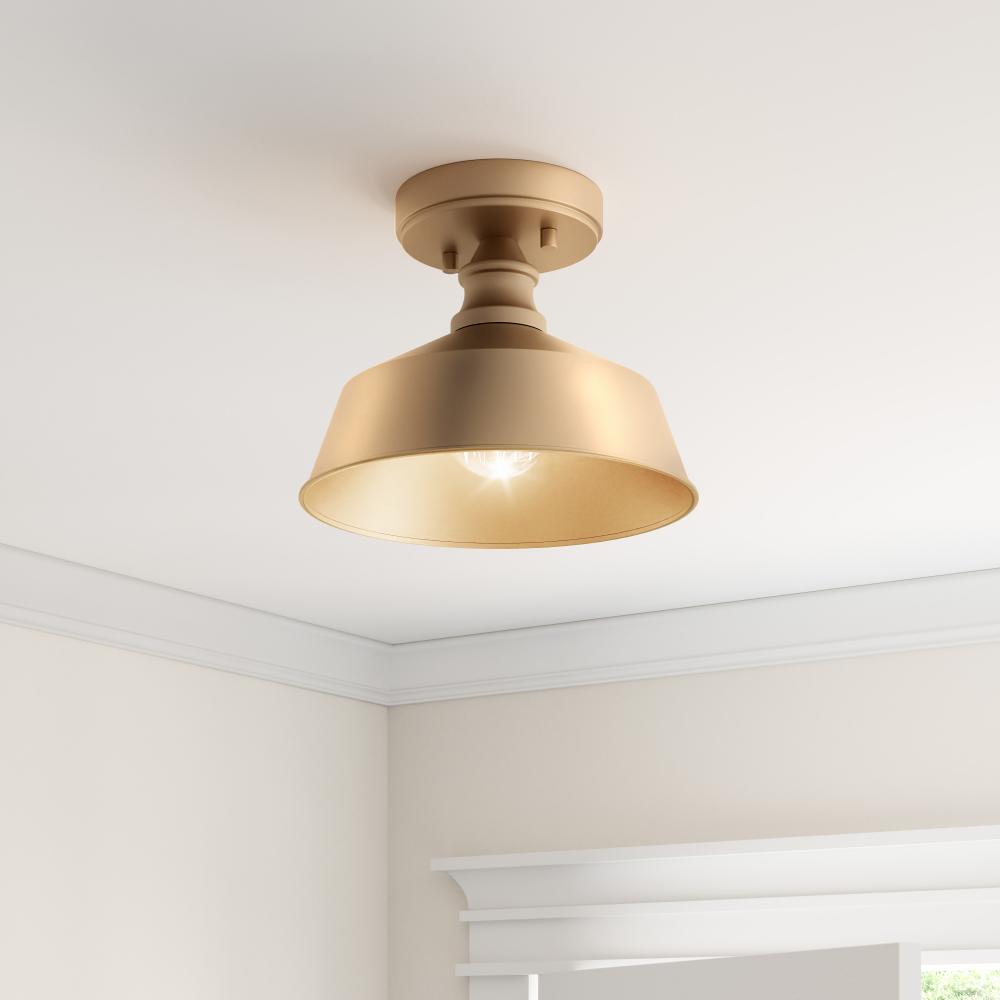 Bola - 1 Light Semi Flush - Gold (50 pack)