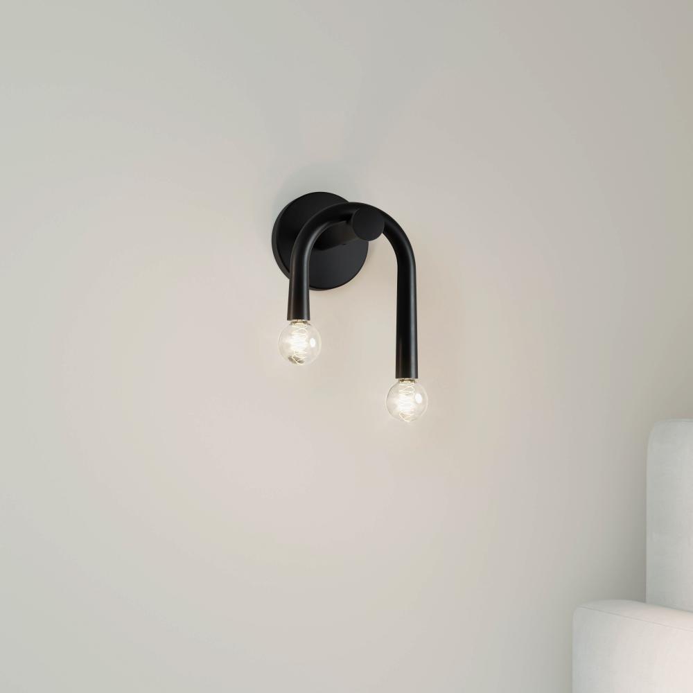 Caboche 1 Light Wall Sconce - Black (50 pack)