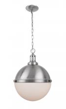 Brio Lighting AA401N - Aaron - 2 Light Glass And Metal Dimmable Pendant (100 pack)