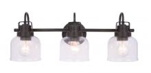 Brio Lighting BR803BLK - Brighton 3 - Light Dimmable Bath Vanity (100 pack)