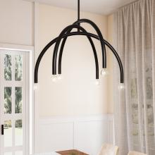 Brio Lighting CA106BLK - Caboche 6 Light Chandelier - Black (50 pack)