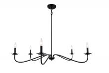 Brio Lighting EL104BLK - Ellie 5 - Light Elegant Traditional Chandelier (100 pack)