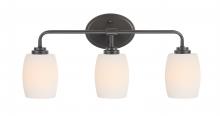 Brio Lighting ME803BLK - Meira 3 - Light Dimmable Bath Vanity (100 pack)