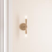 Brio Lighting MI802G - Mizu 2 Light Wall Sconce - Gold (50 pack)