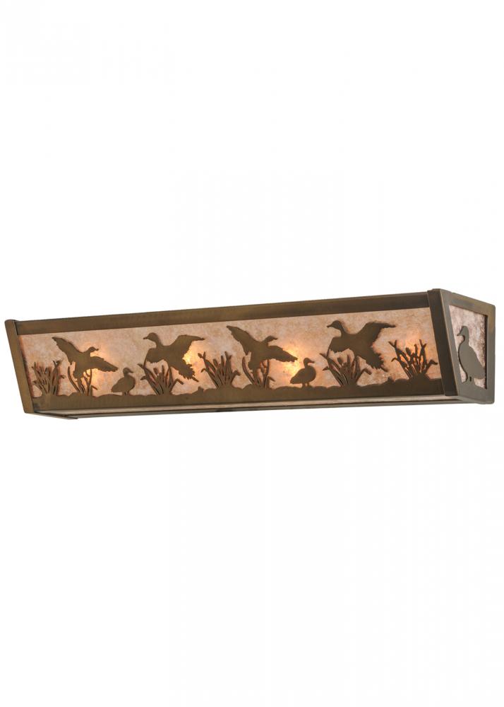 24"W Ducks in Flight Vanity Light