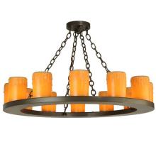 Meyda Green 125431 - 36"W Loxley 12 LT Chandelier