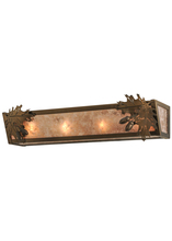 Meyda Green 14210 - 24"W Oak Leaf & Acorn Vanity Light