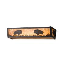 Meyda Green 14232 - 24" Wide Buffalo Vanity Light