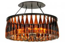 Meyda Green 145354 - 38" Wide Tuscan Vineyard Estate 36 Wine Bottle Chandelier