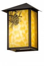 Meyda Green 170970 - 7"W Seneca Winter Pine Wall Sconce