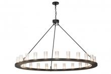 Meyda Green 173625 - 72" Wide Loxley 24 Light Chandelier