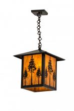 Meyda Green 179936 - 12"Sq Seneca Great Pines Pendant