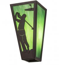 Meyda Green 190935 - 6" Wide Golf Wall Sconce