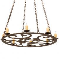 Meyda Green 191716 - 42" Wide Ashley 8 Light Pendant