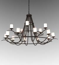 Meyda Green 248630 - 78" Wide Octavia 15 Light Chandelier