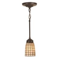 Meyda Green 30176 - 5" Wide Terra Bone Mini Pendant