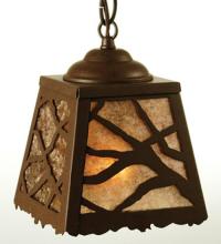 Meyda Green 50939 - 6" Square Branches Mini Pendant