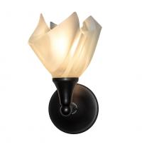 Meyda Green 71397 - 9" Wide Metro Blanco Swirl Wall Sconce