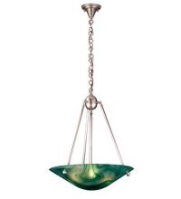 Meyda Green 73412 - 21"W Deco Ball Mente Swirl Inverted Pendant